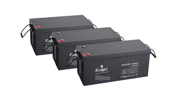 manutenção profunda do ciclo da bateria solar de bateria de ligação ácida de 12v 200ah livre para o sistema