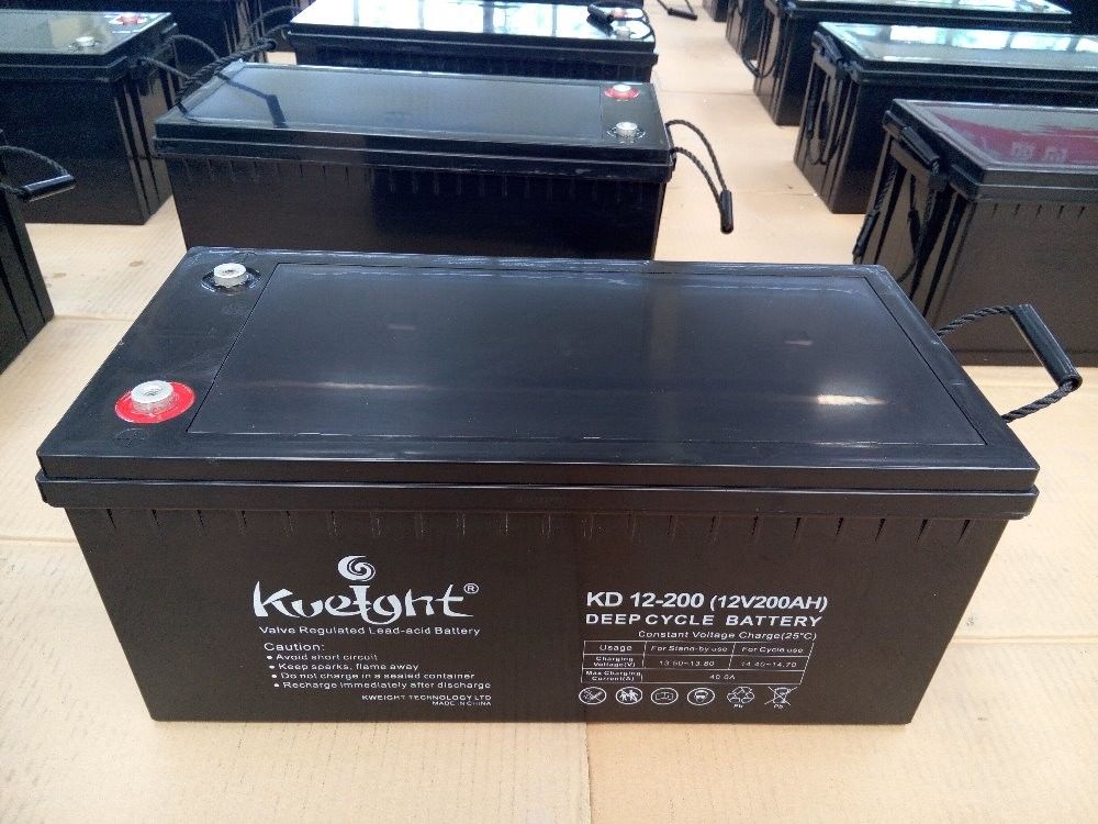 manutenção profunda do ciclo da bateria solar de bateria de ligação ácida de 12v 200ah livre para o sistema