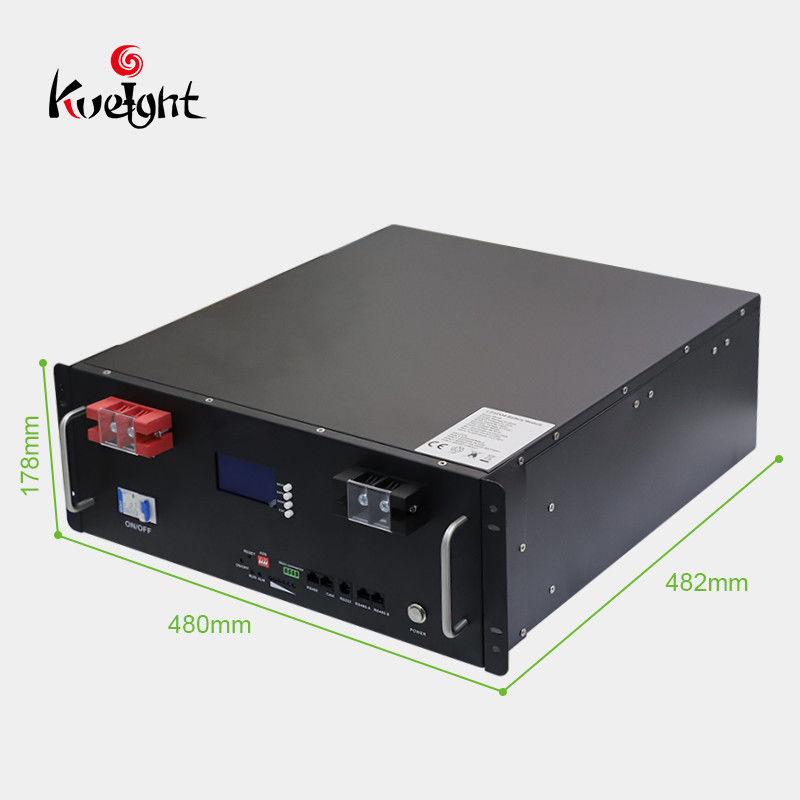 bateria solar de módulo de bateria 48v do lítio de 4U 5U 100ah Lifepo4 para a sala dos dados da rede