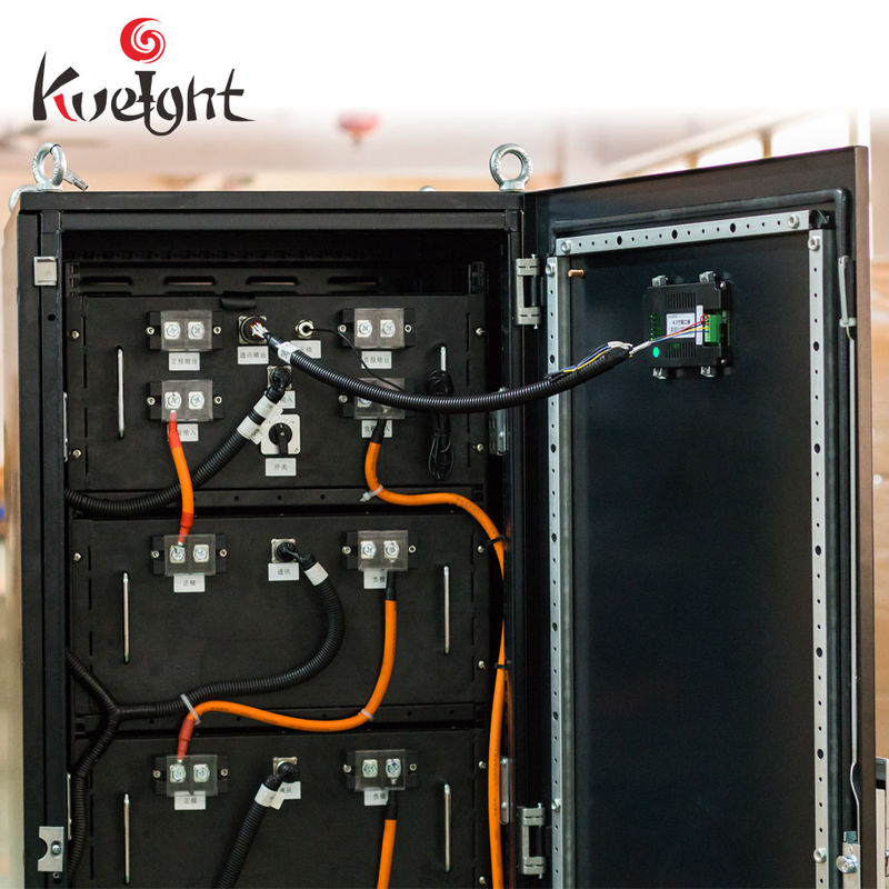 Sistema de energia de alta tensão de backup de sistema do armazenamento do armário de 192v 100ah com inversor