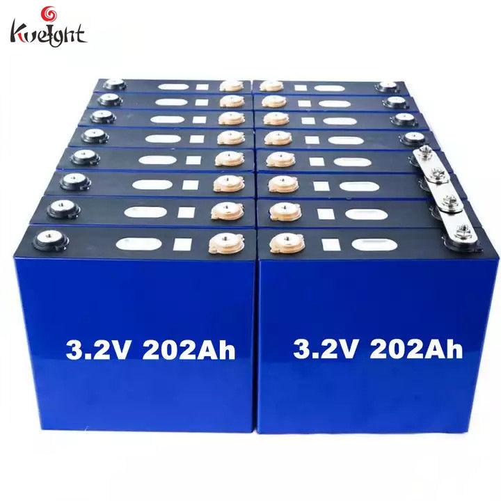 Pilhas prismáticos da pilha de bateria 202ah do lítio LiFePO4 3.2v LFP para o sistema solar