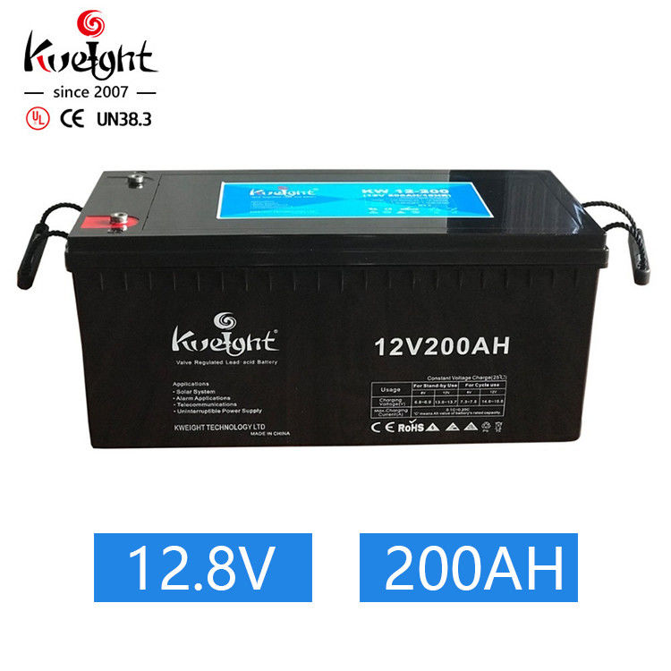 manutenção profunda do ciclo da bateria solar de bateria de ligação ácida de 12v 200ah livre para o sistema